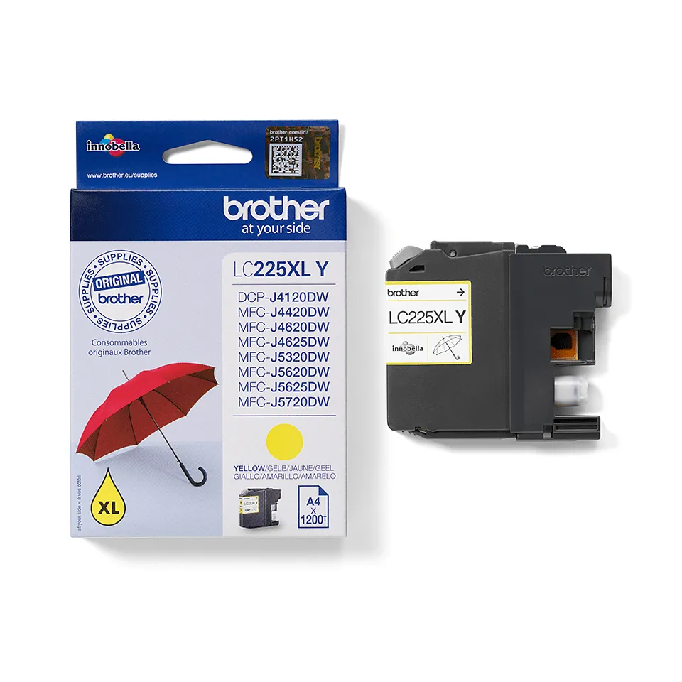 BROTHER LC-225XLY TONER HIGH YELLOW