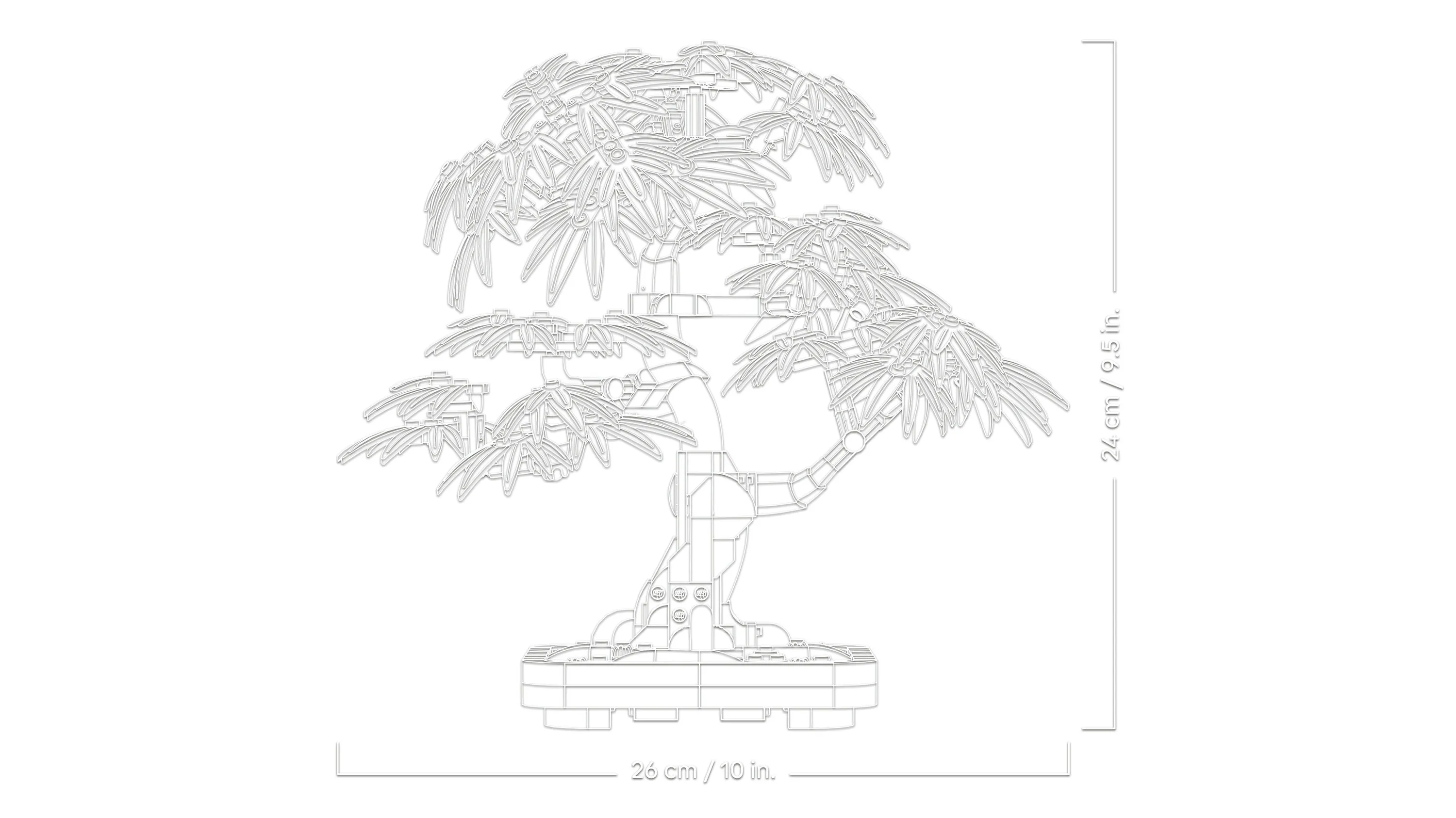 LEGO Icons Punalehtinen japaninvaahtera-bonsaipuu 10348