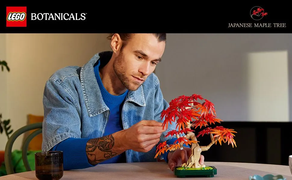 LEGO Icons Punalehtinen japaninvaahtera-bonsaipuu 10348