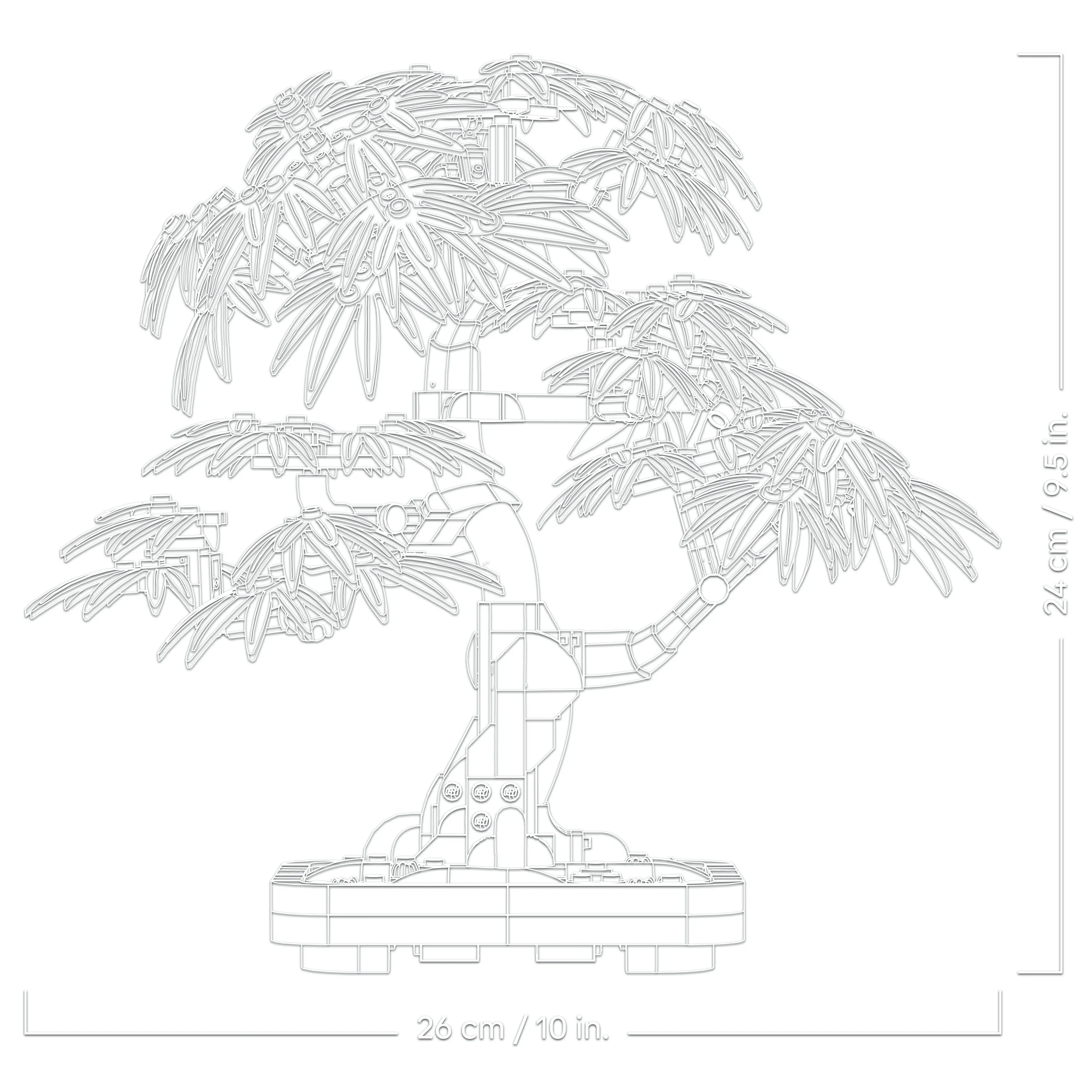 LEGO Icons Punalehtinen japaninvaahtera-bonsaipuu 10348