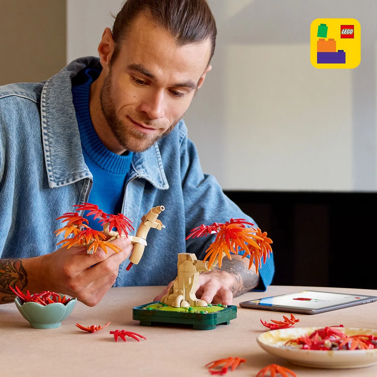 LEGO Icons Punalehtinen japaninvaahtera-bonsaipuu 10348