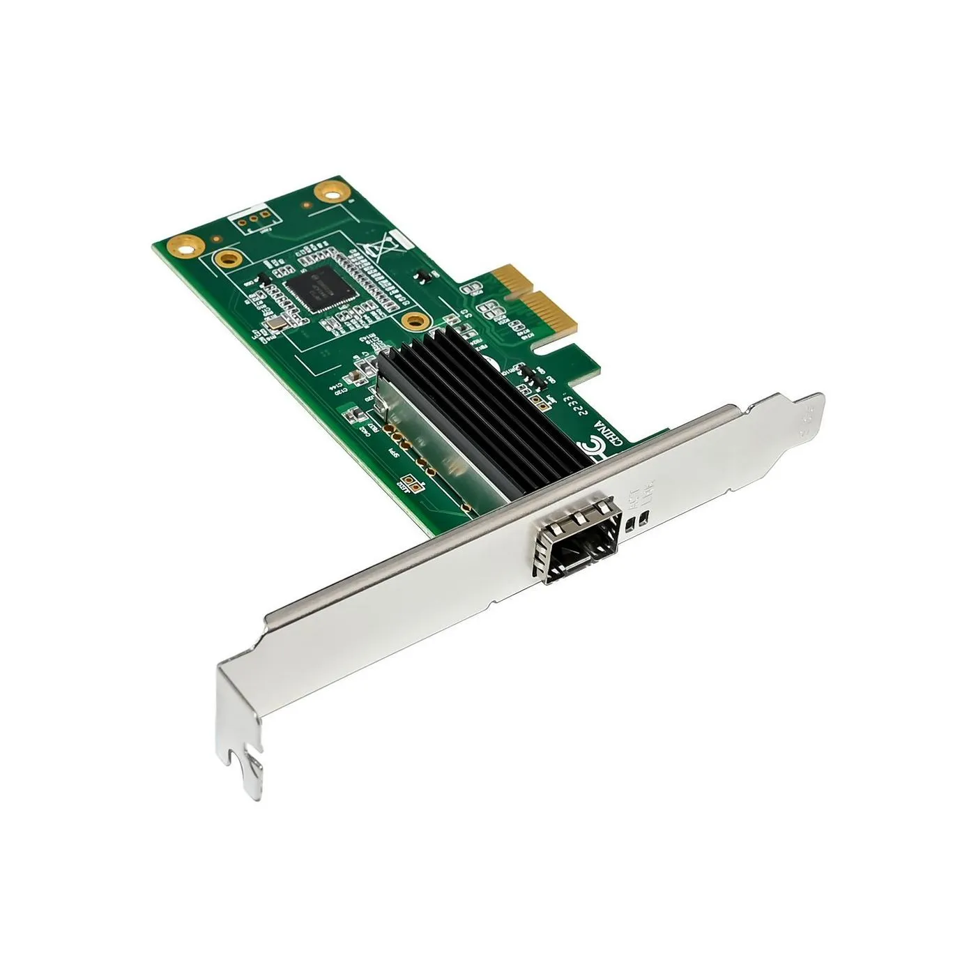MICROCONNECT MC-PCIEX1-I210-F1 - Verkkokortti, Vihre&auml;/Musta