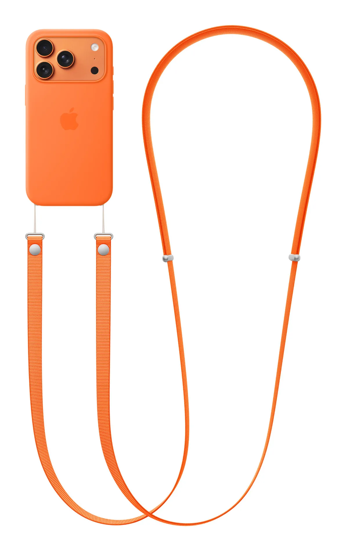 Apple Crossbody Strap, Orange