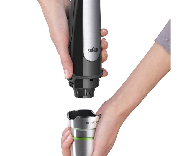 Braun Multiquick 7 MQ 7087X High-end - hand blender, black/brushed stainless steel