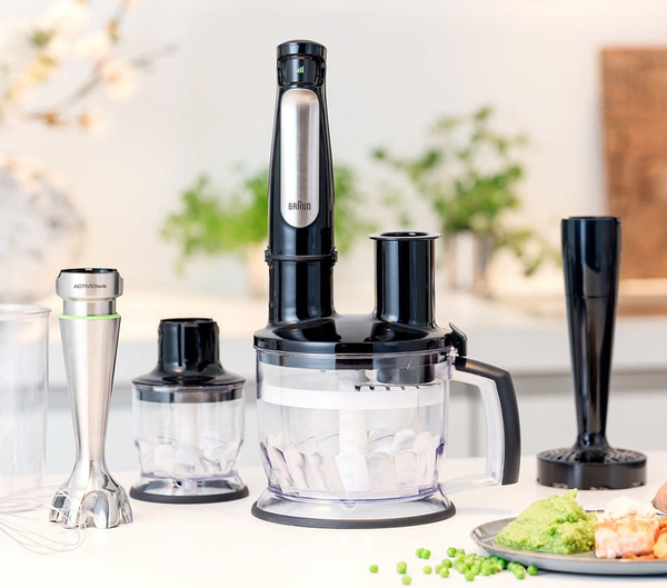 Braun Multiquick 7 MQ 7087X High-end - hand blender, black/brushed stainless steel