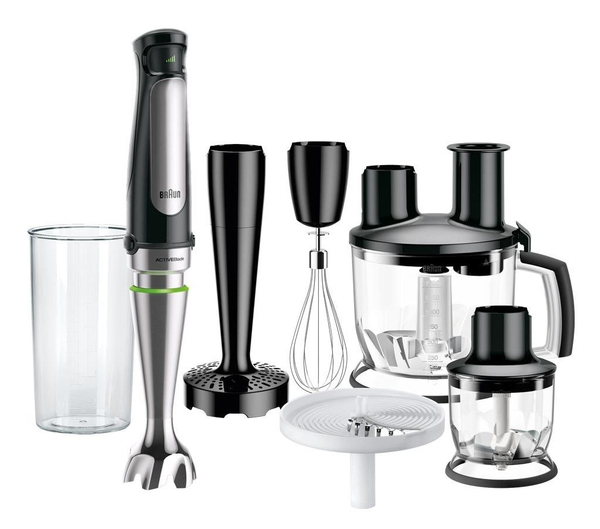 Braun Multiquick 7 MQ 7087X High-end - hand blender, black/brushed stainless steel
