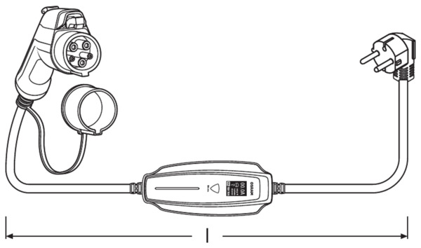 Osram Automotive BATTERYcharge 5PIN, PORTABLE, Type 1 -akkulaturi