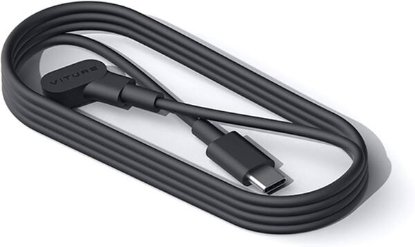 VITURE One-CtoM-110-Blk USB-C to Magnetic Connector Cable, 1.2 meters, Black