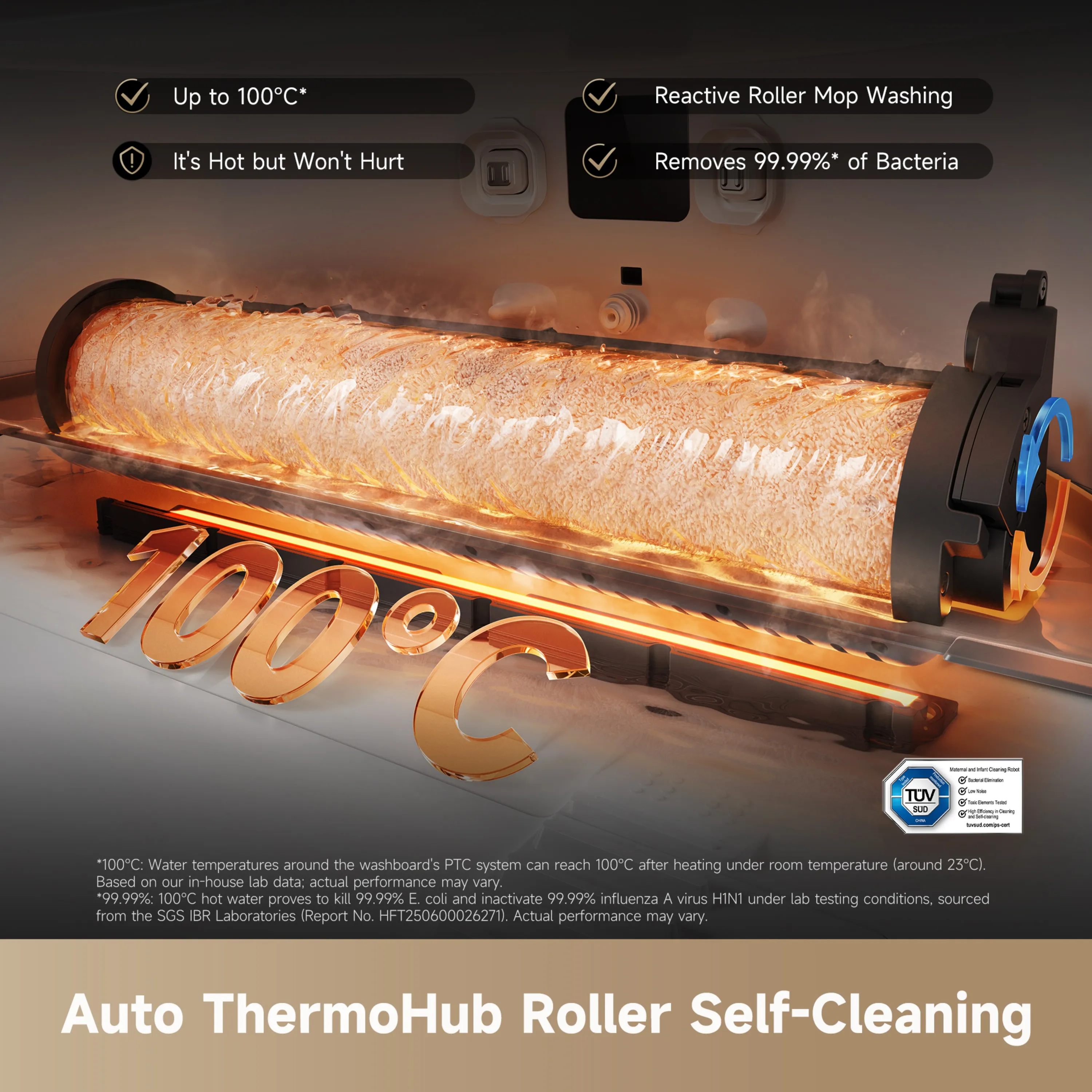 Dreame Aqua 10 Ultra - robotdammsugare, vit