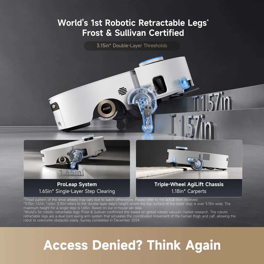 Dreame Aqua 10 Ultra - robotdammsugare, vit