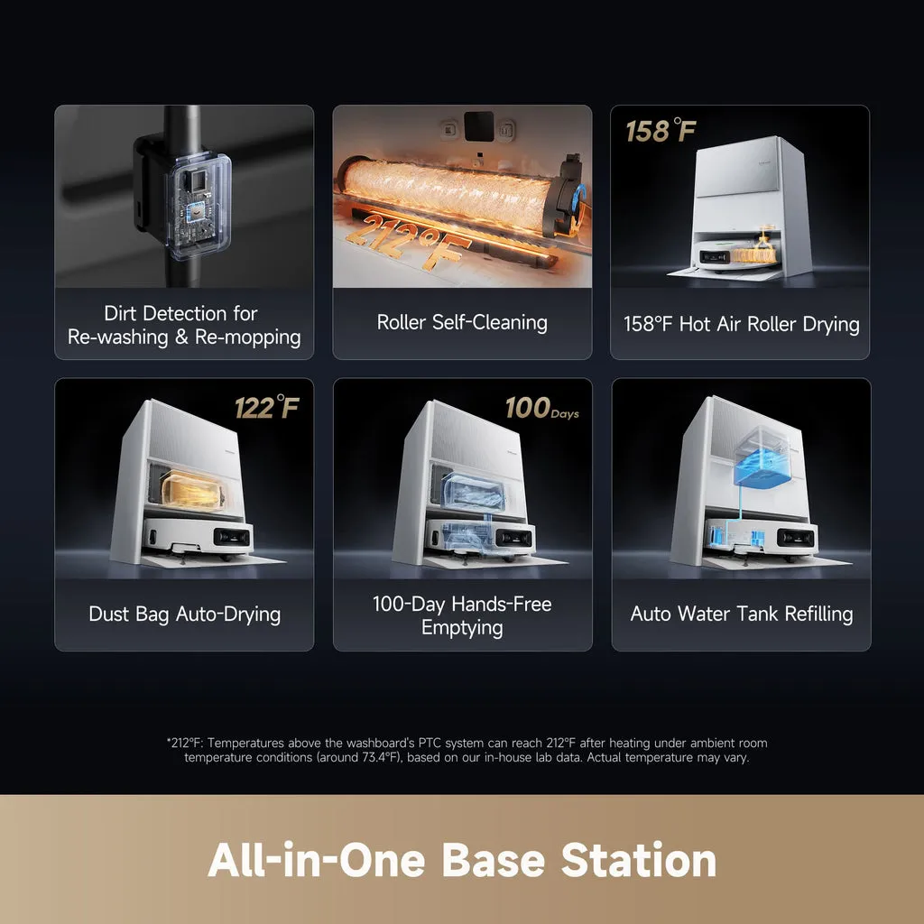 Dreame Aqua 10 Ultra - robotdammsugare, vit