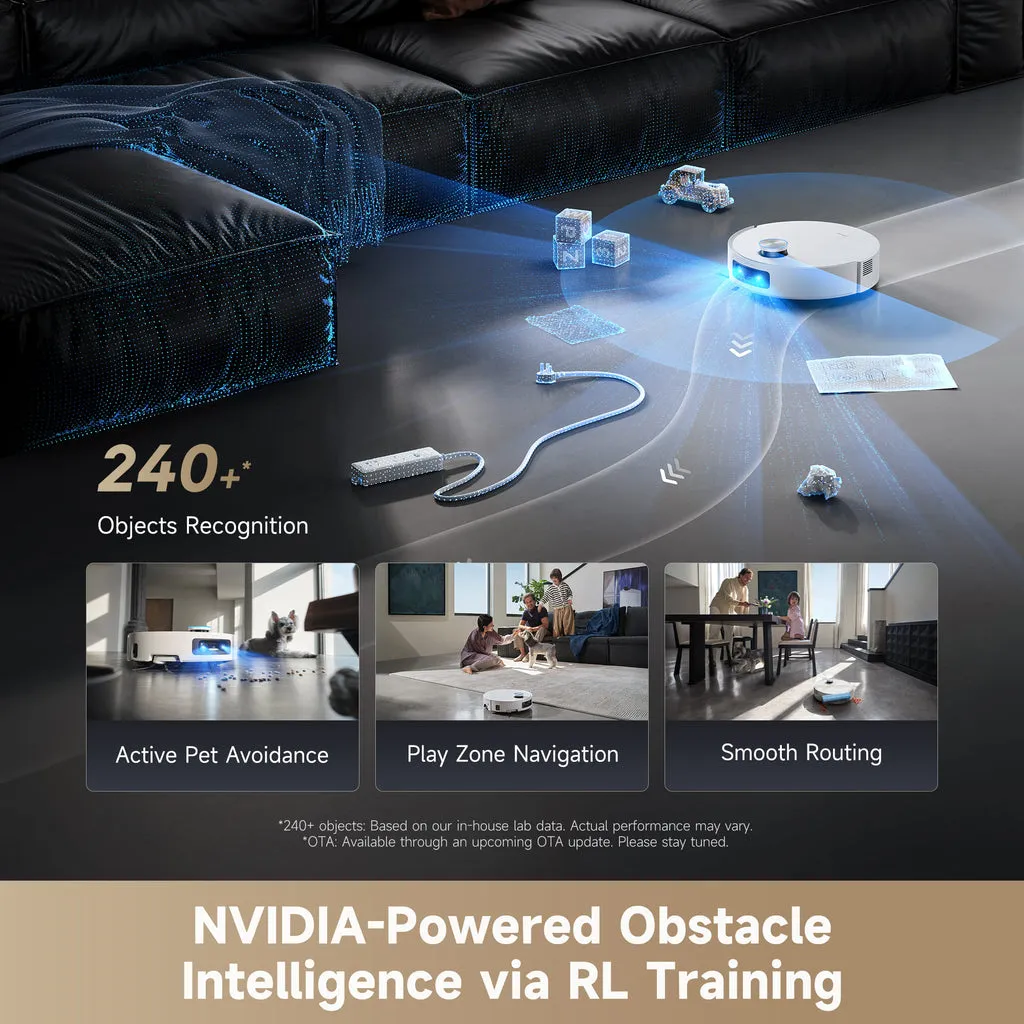 Dreame Aqua 10 Ultra - robotdammsugare, vit