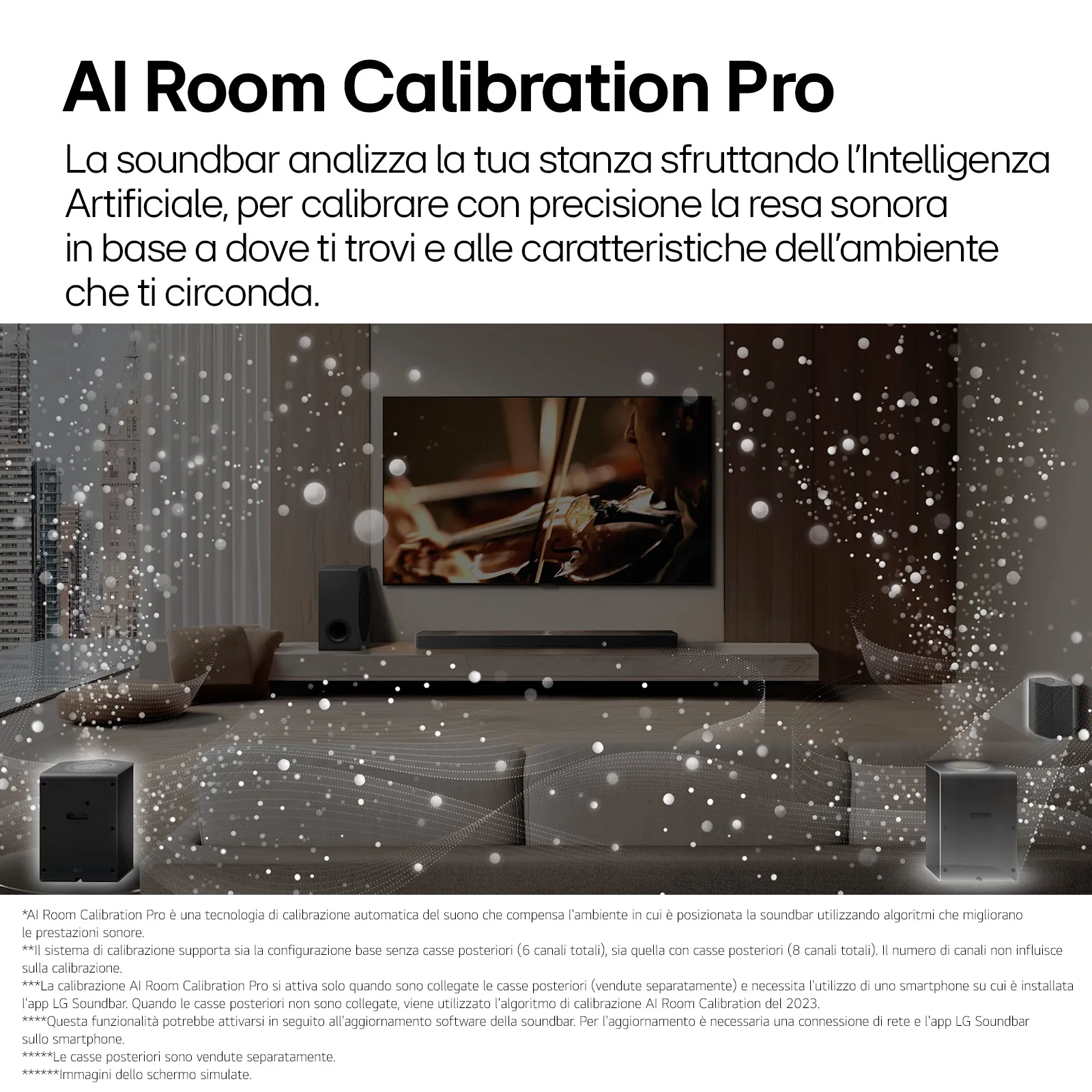 LG S95TR, 9.1.5 Dolby Atmos soundbar -&auml;&auml;nij&auml;rjestelm&auml;, langattomalla subwooferilla, musta