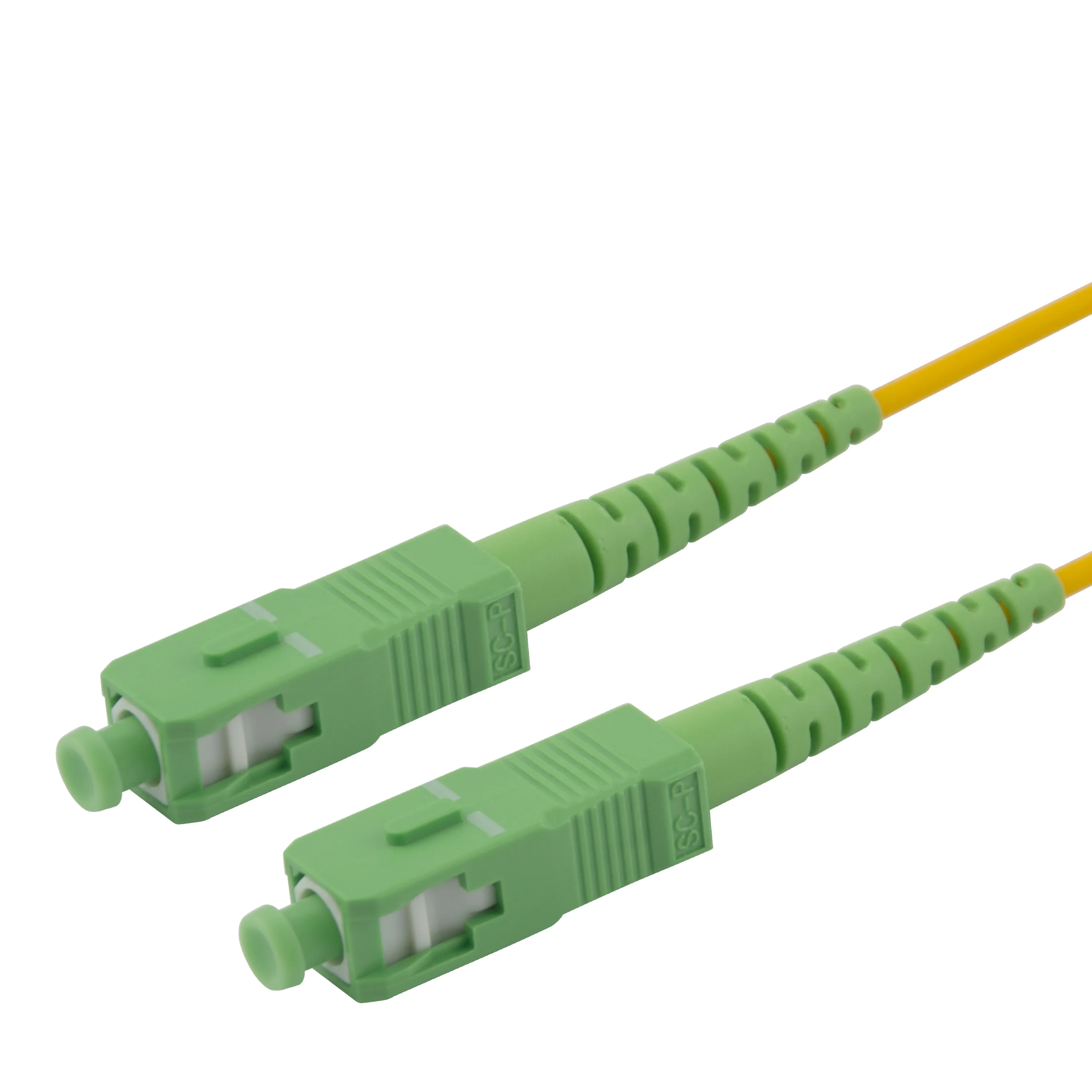 Deltaco OS2 LSZH SC-SC 1.5m Fiber Optic Cable, Yellow