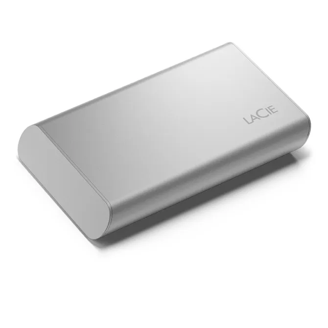 Lacie Portable 1TB USB-C - External SSD, Silver