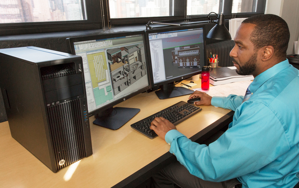 HP Z440 E5-1603v4 8Gb DDR4-2400 ECC (2x4) 1 TbHDD DVD+/-RW No Graph  W7PRO64/W10 W3/3/3