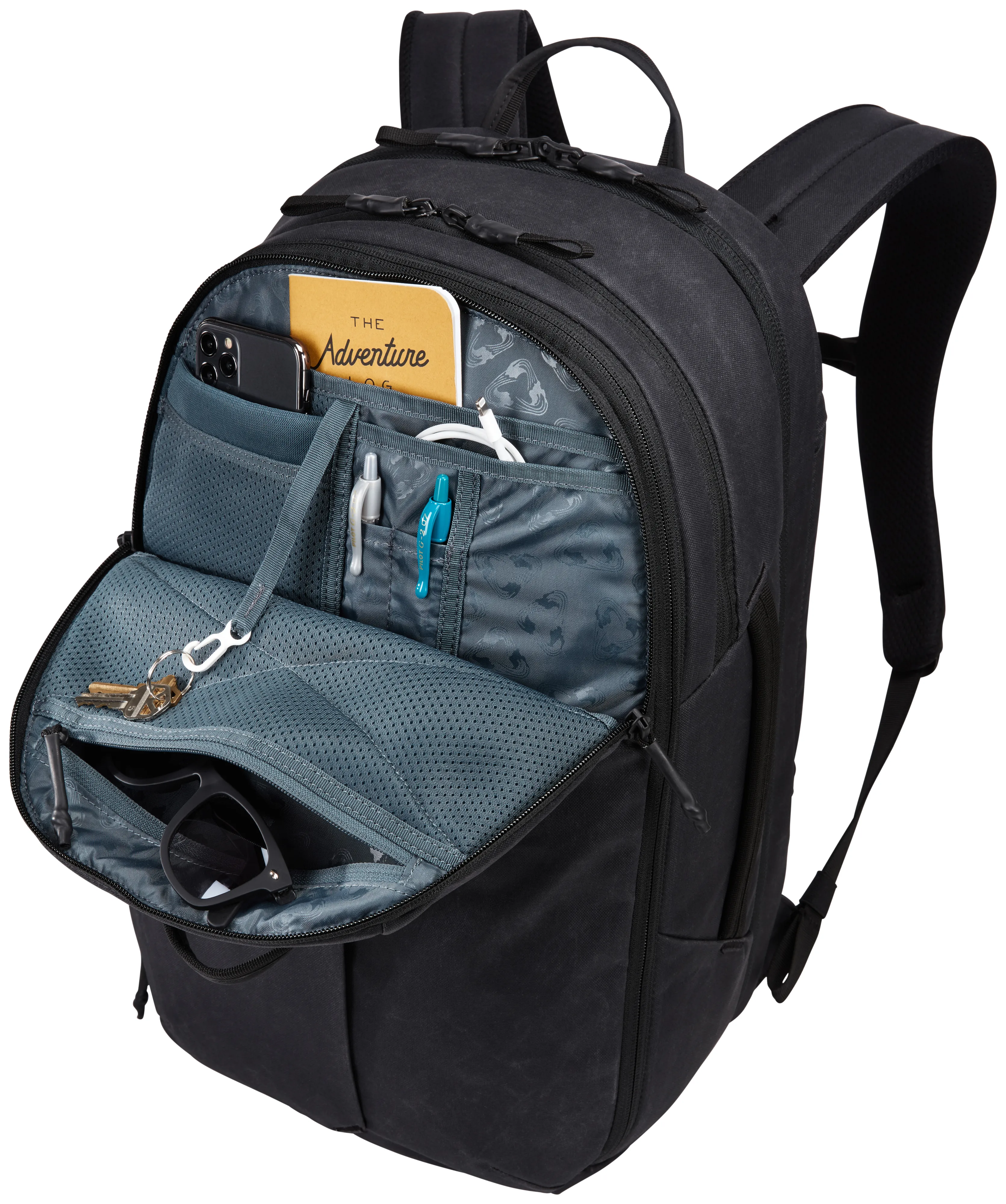 Thule Aion 28l - datorryggsäck, svart, 16"