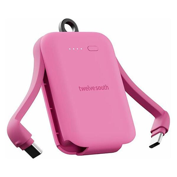 Twelve South PowerClip 2000mAh -varavirtal&auml;hde, fuksia