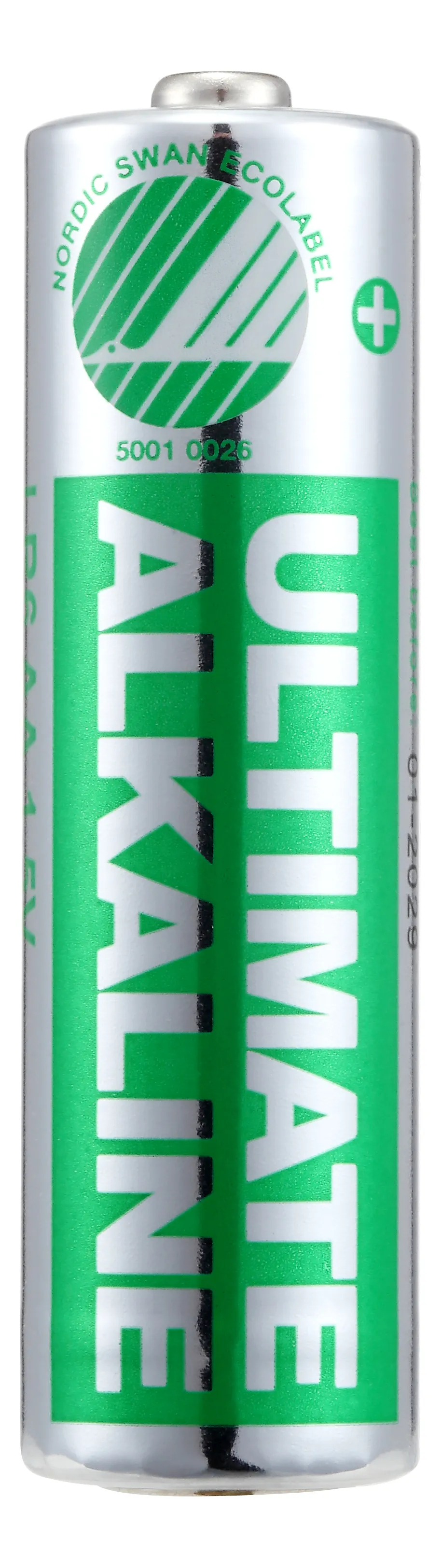 DELTACO Ultimate Alkaline batteries, LR6/AA size, 20-pack
