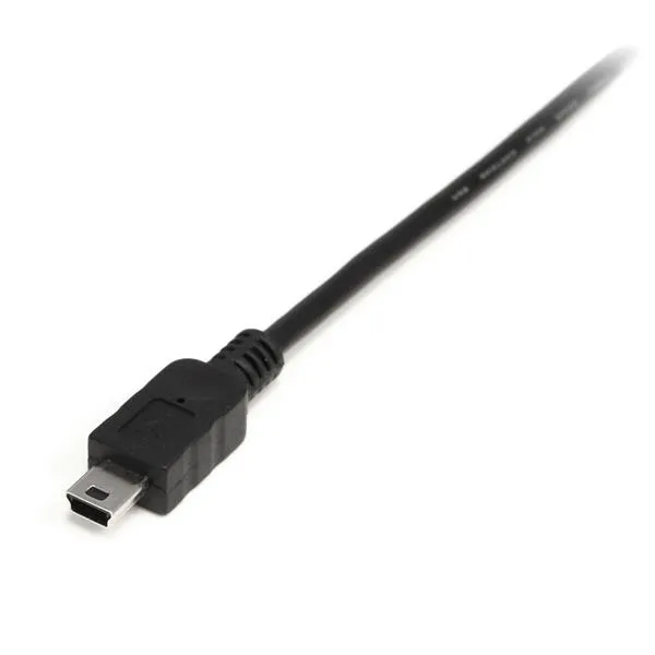 StarTech USB 2.0 USB-A &ndash; Mini USB -kaapeli, 2 m, musta