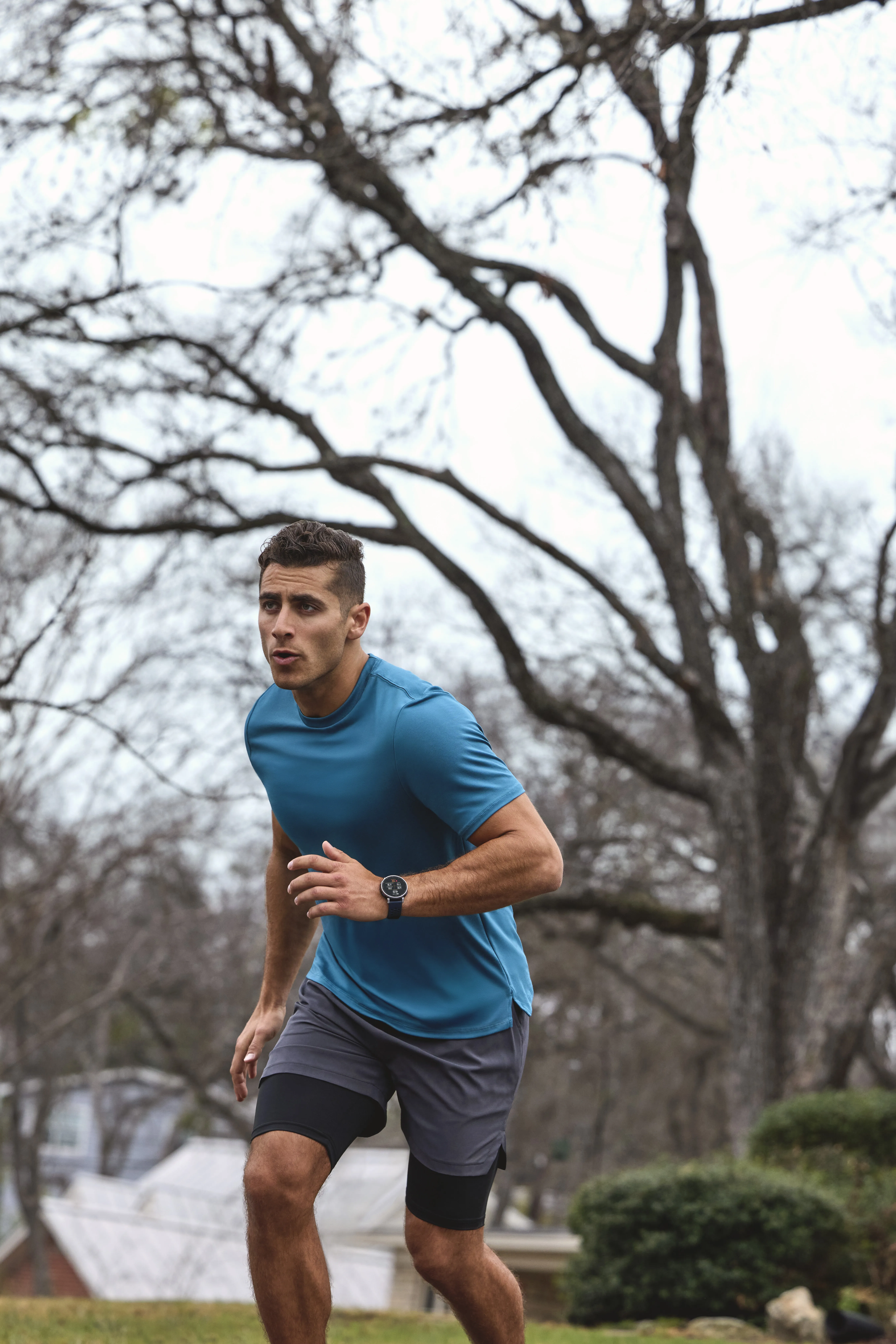 Amazfit Active 3 Premium 45mm Smartwatch, Atlas Blue