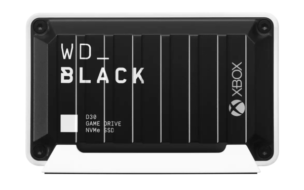 WD Black D30 500GB USB-C - External SSD, White/Black