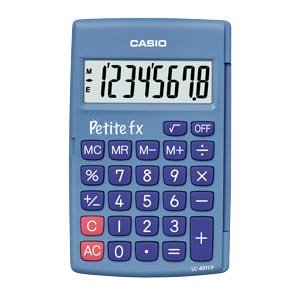 Calculator Casio Petite FX LC-401LV Blue