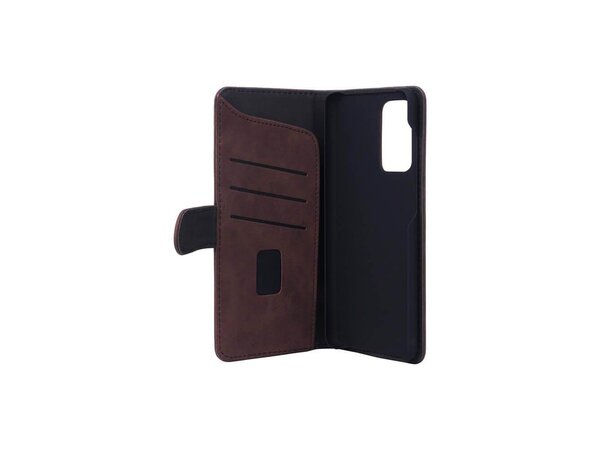 GEAR Wallet, Galaxy A52 -lompakkokotelo, Ruskea