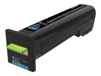 Lexmark 82K2XCE Extra h&ouml;g kapacitet lasertoner, cyan