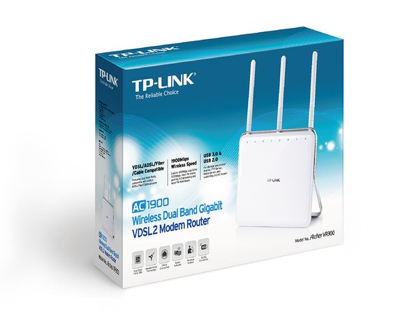 TP-Link Archer VR900 AC1900 Wireless Dual Bangd Gigabit VDSL2 Modem