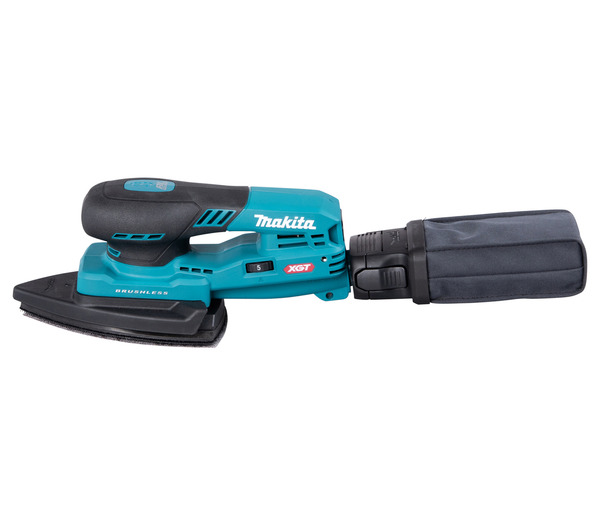 Makita -akkuk&auml;ytt&ouml;inen kolmiohiomakone 40 V, ilman akkua ja laturia