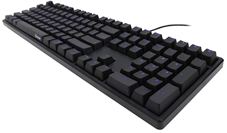 Ducky One Cherry MX Black Blue LED Black keycap