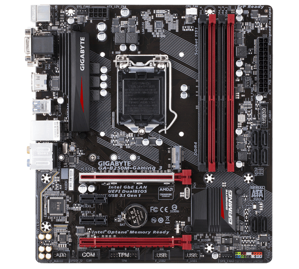 Gigabyte B250M-Gaming 3, mATX motherboard
