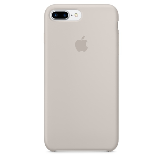 Apple iPhone 7 Plus -silikonikuori - kivenharmaa