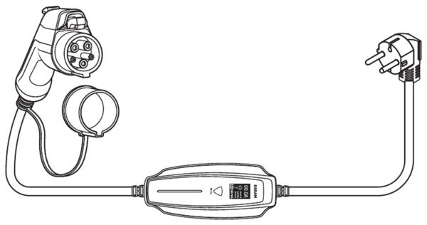 Osram Automotive BATTERYcharge 5PIN, PORTABLE, Type 1 -akkulaturi