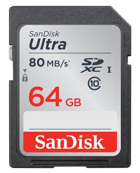 SanDisk 64GB Ultra UHS-I Class 10 - SDXC