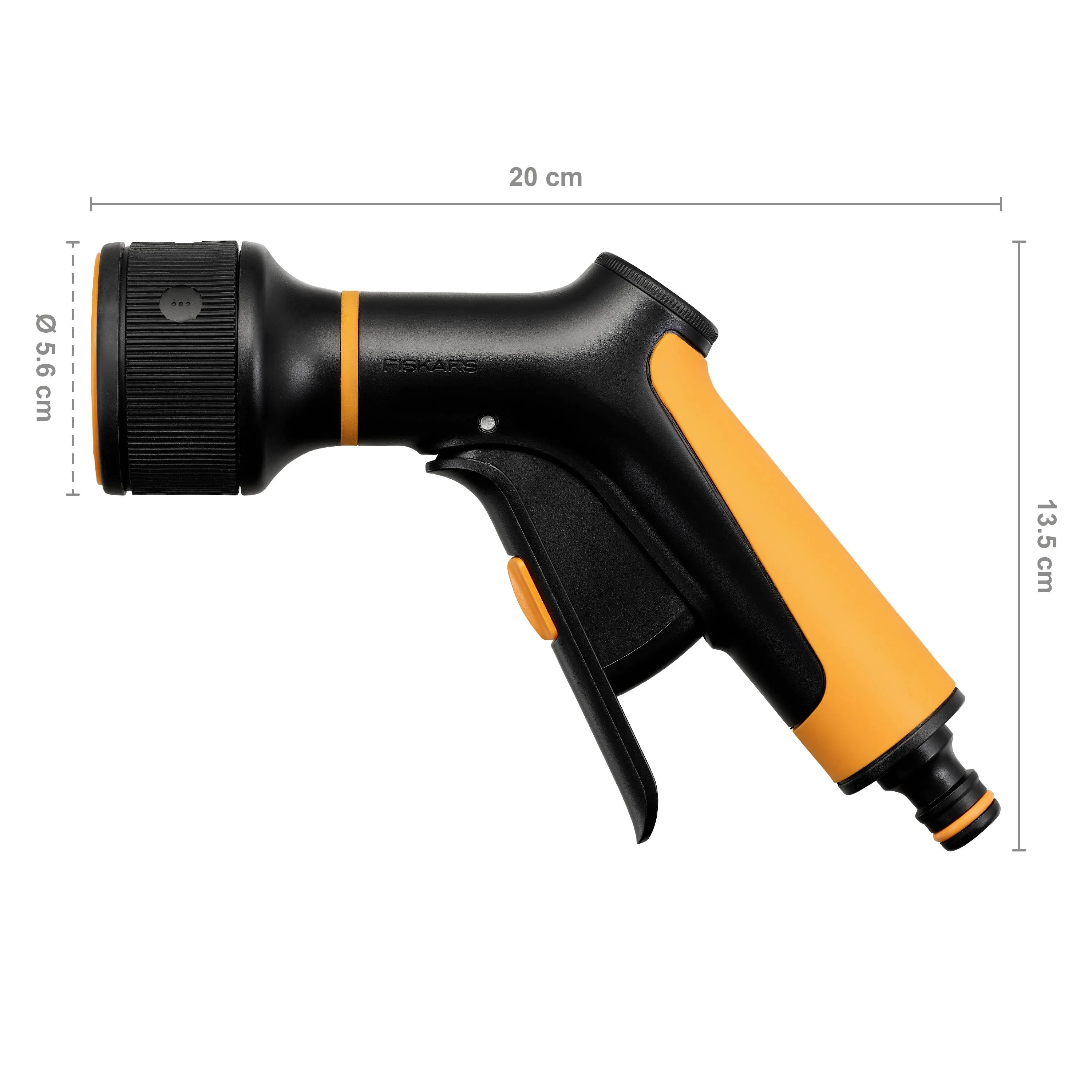 Fiskars - irrigation gun with front switch