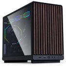 Lian Li A3 Wood - Micro-ATX case, glass window, Black