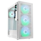 Kolink Observatory HF Mesh ARGB Midi-Tower Case with window, with RGB lighting, White