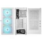 Kolink Observatory HF Mesh ARGB Midi-Tower Case with window, with RGB lighting, White