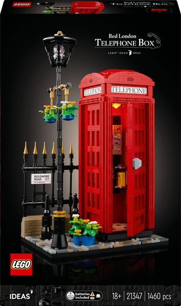 LEGO Ideas Rote Londoner Telefonzelle 21347
