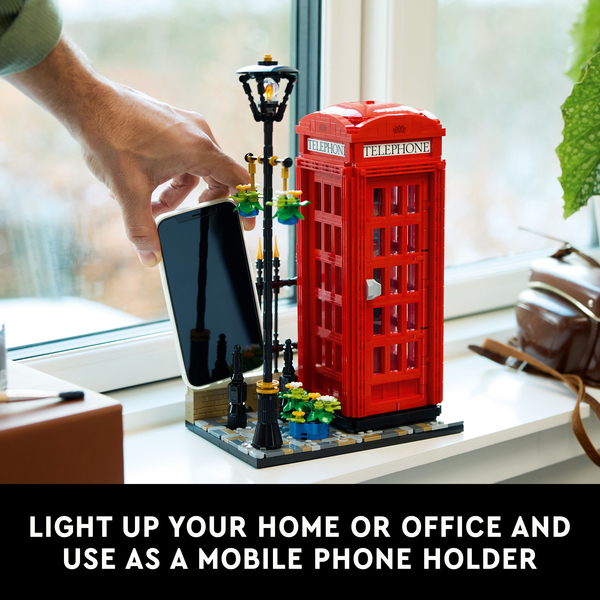 LEGO Ideas Rote Londoner Telefonzelle 21347