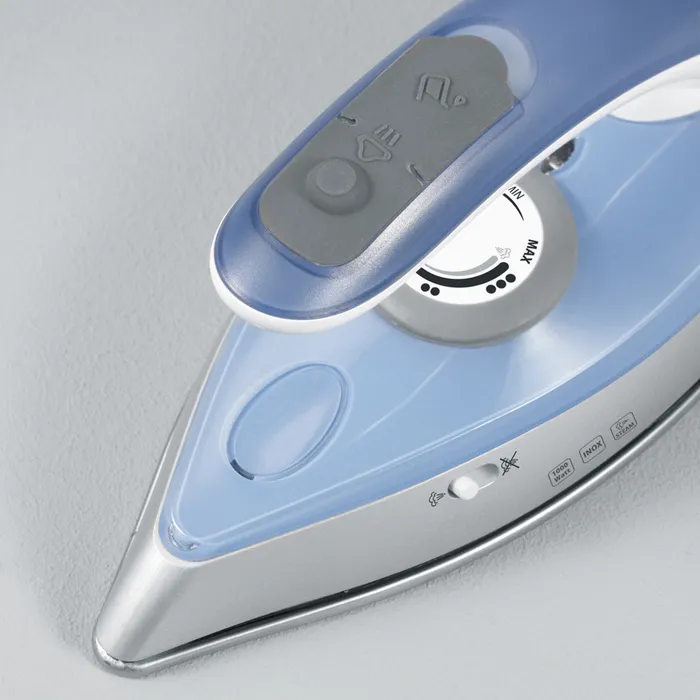 Severin BA 3234 - travel steam iron, Blue, Silver