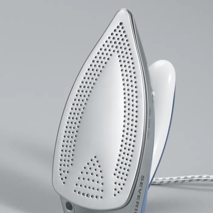 Severin BA 3234 - travel steam iron, Blue, Silver