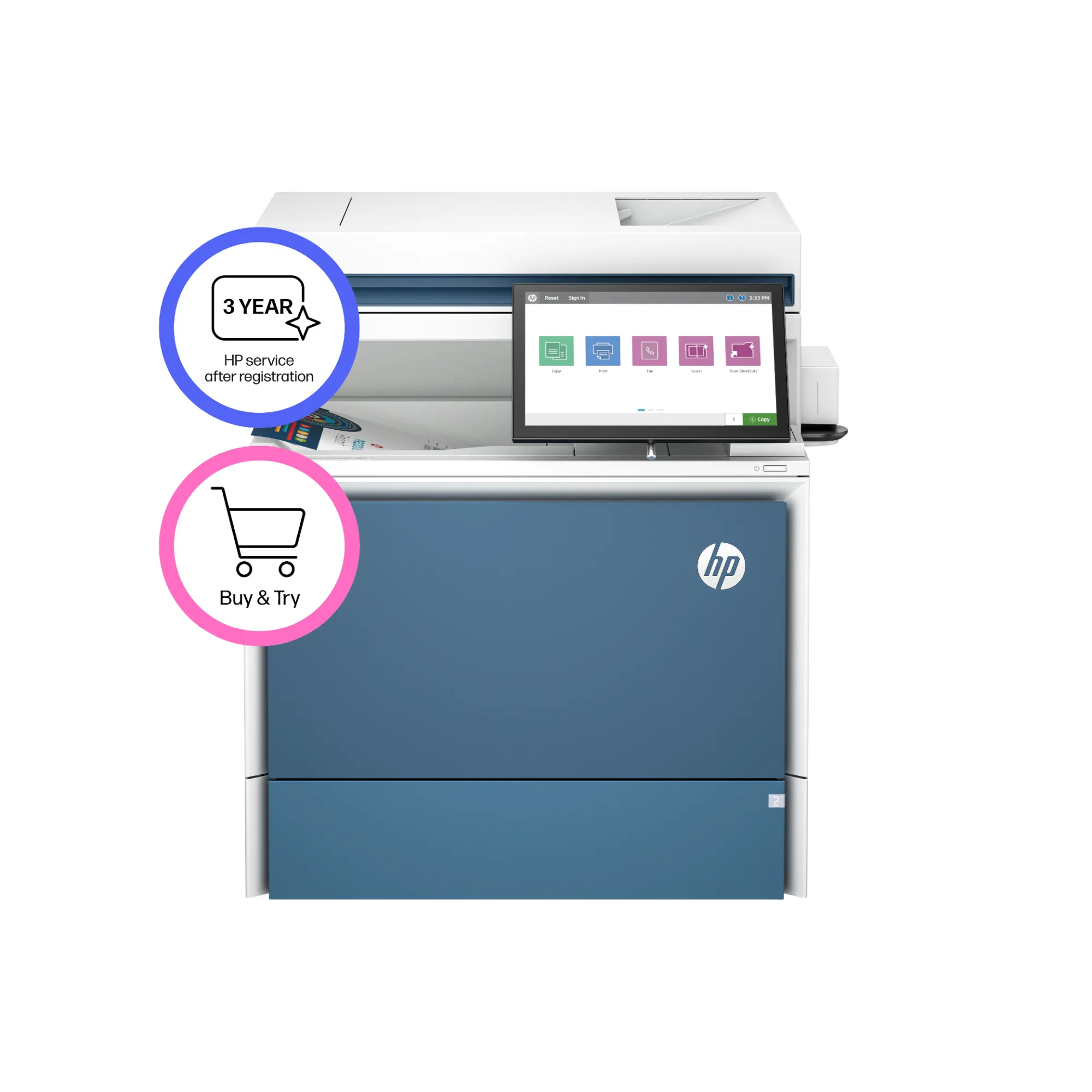 HP Color LaserJet Enterprise Flow MFP 5800zf