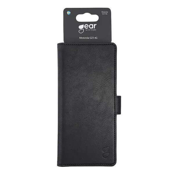 GEAR Wallet, Moto G23 - Wallet Case, Black