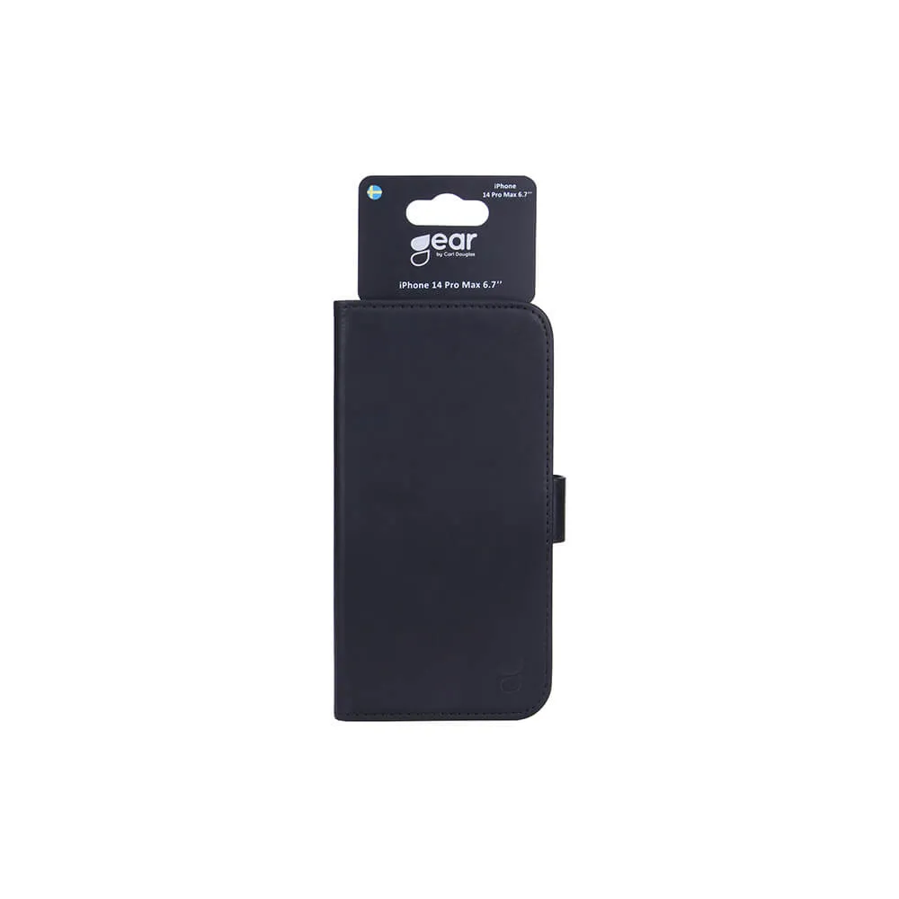 GEAR Wallet, iPhone 14 Pro Max - Wallet Case, Black