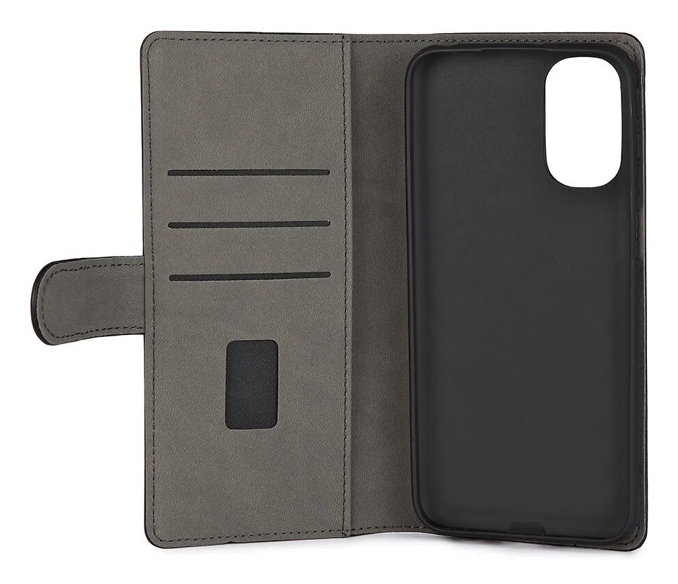 GEAR Wallet, Moto G41 -lompakkokotelo, Musta
