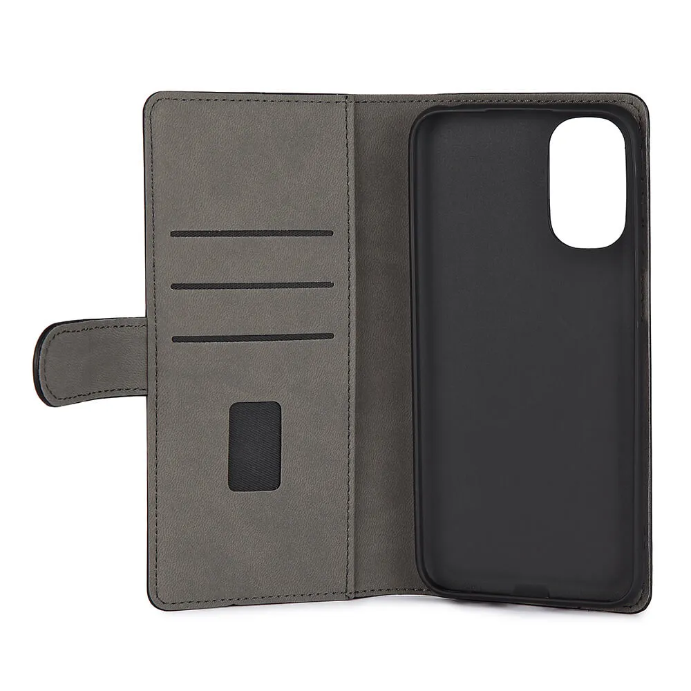 GEAR Wallet, Moto G41 - pl&aring;nboksfodral, Svart