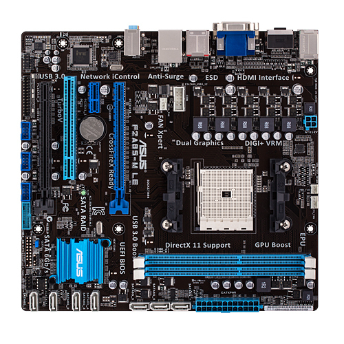 ASUS F2A85-M LE Socket FM2 DDR3 mATX